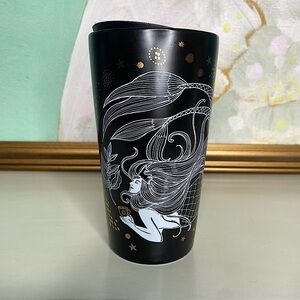 Starbucks 2019 Limited Edition Black Mermaid Siren Ceramic Tumbler Mug